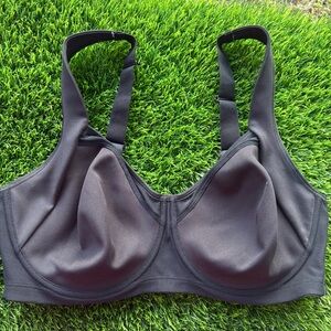 SYROKAN BLACK UNDERWIRE BRA 36F GUC